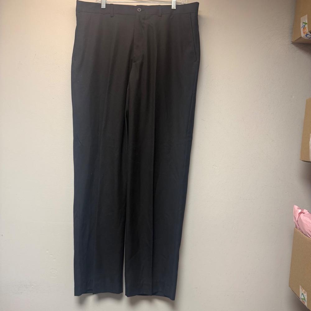 IZOD Golf Pants Mens 36x32 Black New UPF 50 Sun Control Cool-FX 2815